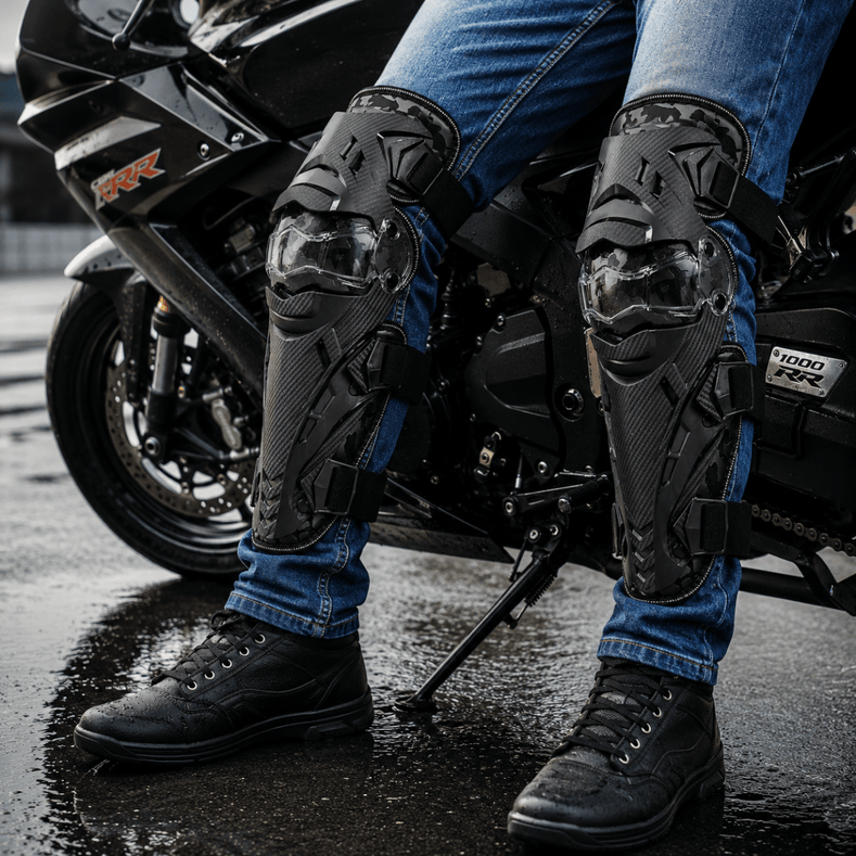 LGP motorcycle knee guards set of 2