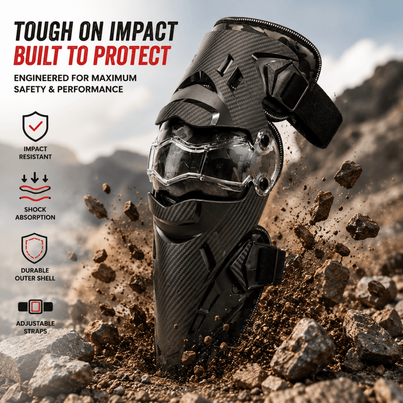 LGP motorcycle knee guards set of 2