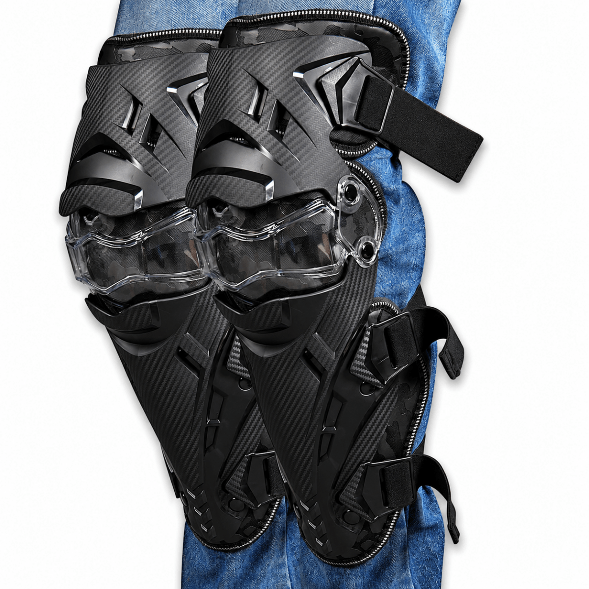 LGP motorcycle knee guards set of 2