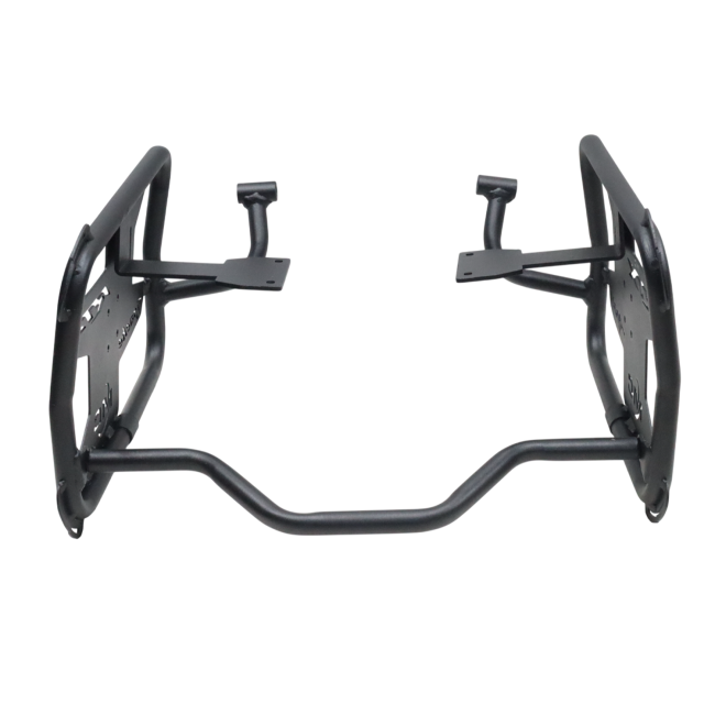 MotoCare saddle stay with plate for TVS Apache RTX 300 luggage support bracket pannier carrier motorcycle accessory