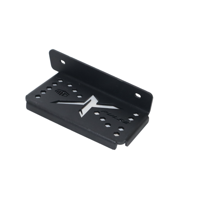 MotoCare single footrest installed on Hero Xpulse motorcycle for improved rider comfort and ergonomic foot positioning