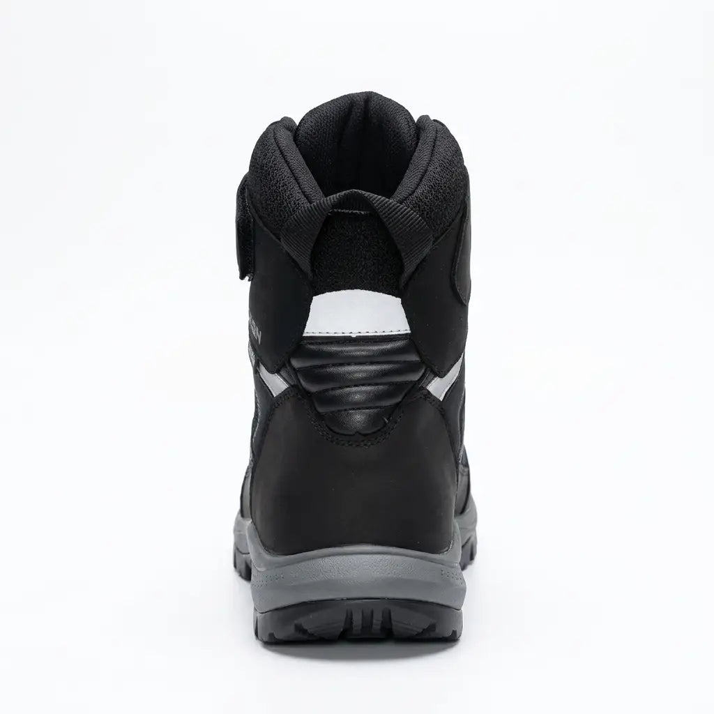 Bison ProGear Sonic black motorcycle riding and adventure boot