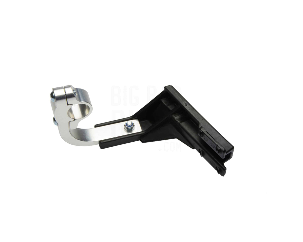 Barkbusters aluminium motorcycle handguard mounting kit with single-point handlebar clamp