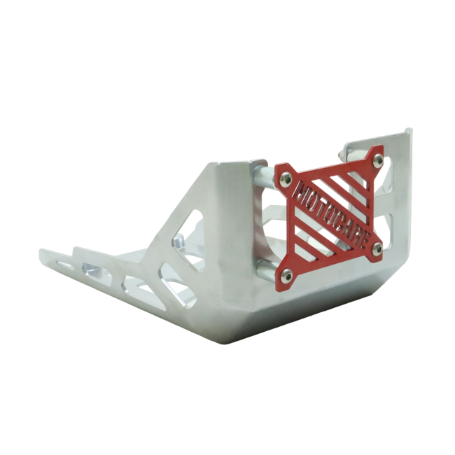 MotoCare Sump Guard Silver BMW G 310 GS front view