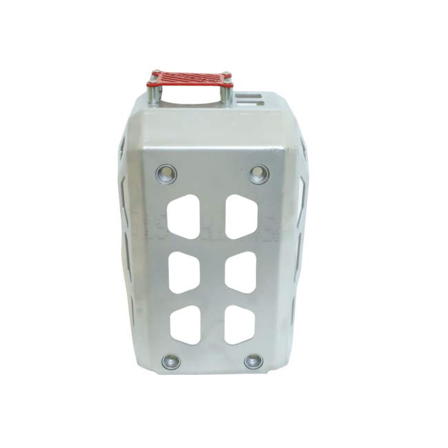MotoCare Sump Guard Silver BMW G 310 GS front view