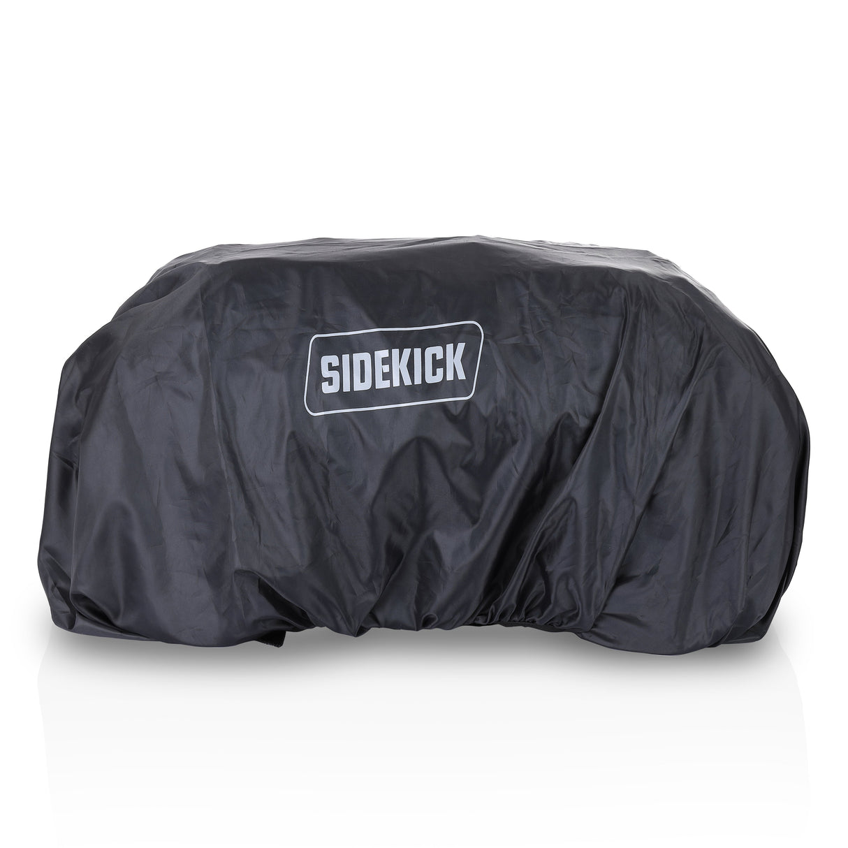 Guardian Gears SideKick 45L Universal Motorcycle Tail Bag with waterproof rain cover mounted on motorcycle for touring and travel