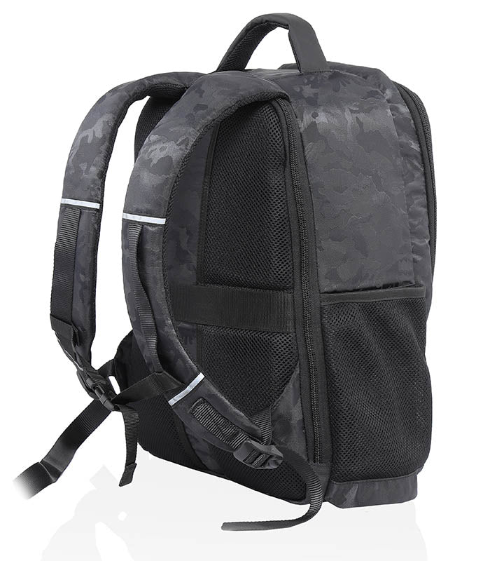 Guardian Gears SideKick Falcon Laptop Backpack Black Camo with Waterproof Rain Cover