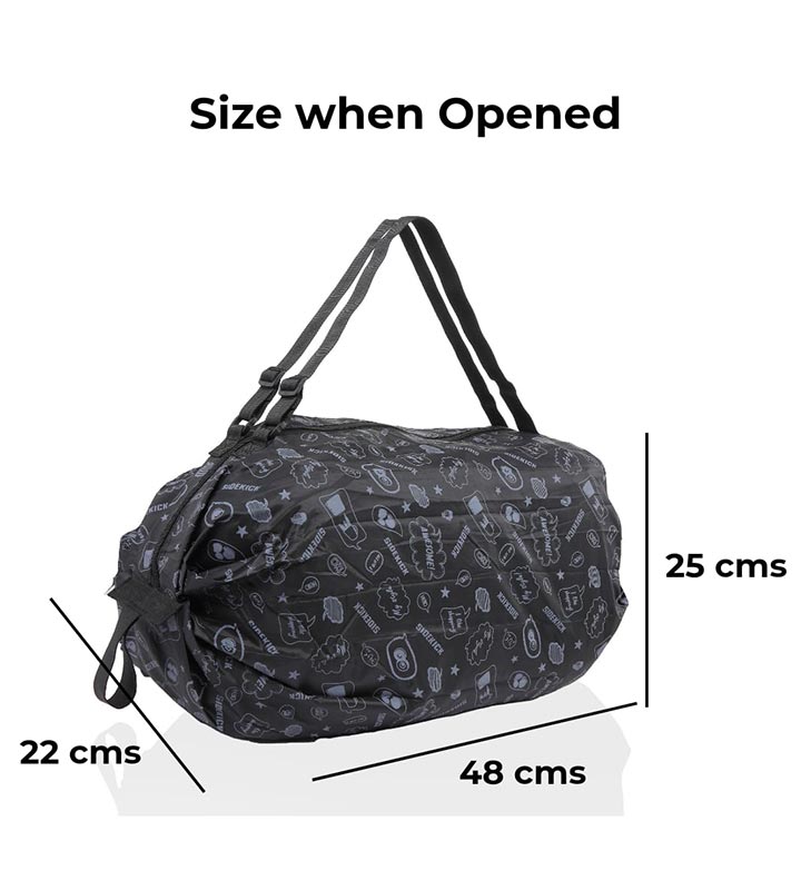 Guardian Gears Sidekick Foldable Waterproof Duffle Bag Ultra Lightweight Packable Shopping and Travel Bag for Men Women Gym Grocery Weekend Travel