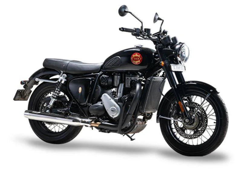 Silver Stallion Ranger performance exhaust for BSA Gold Star 650 brushed silver black matte