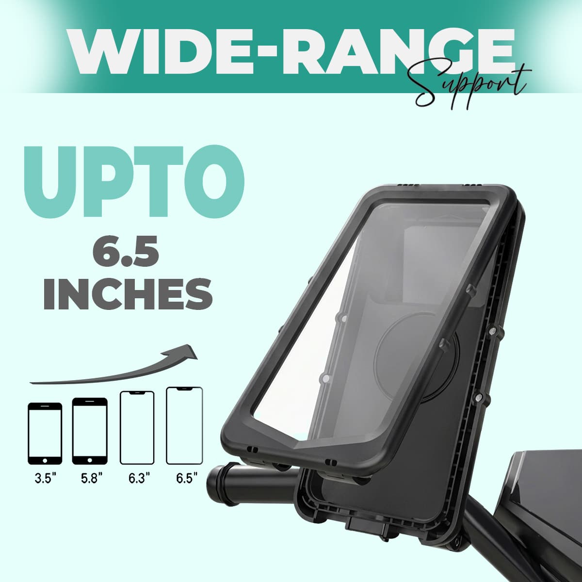 Simtac MagLock MHML-PRO waterproof motorcycle mobile holder