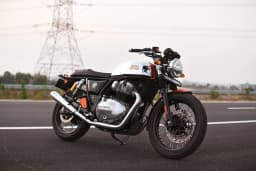 PowerRage Slip On Exhaust Royal Enfield Interceptor 650 Polish Short