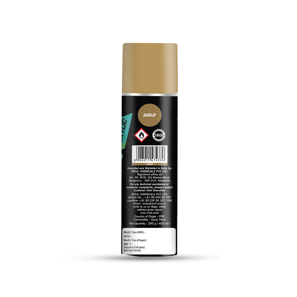 Vista Gold Spray Paint 400 ml