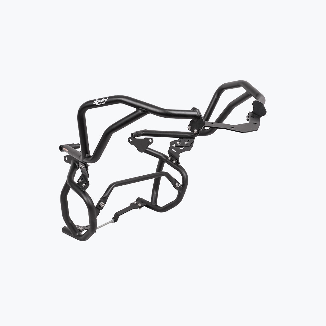 Legundary Raptor Crash Guard Upper Lower Set Black for TVS Apache RTX 300