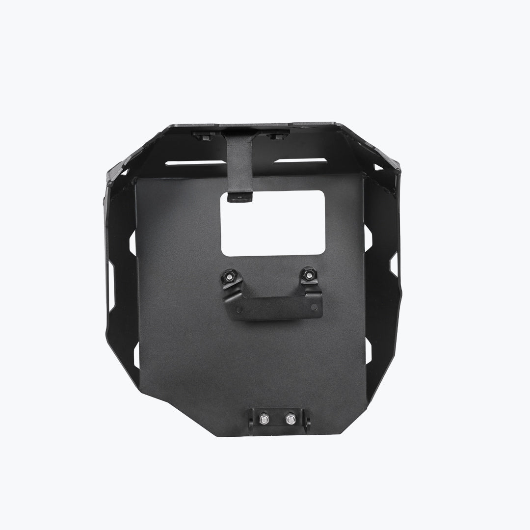 Legundary Vambrace Aluminium Bashplate Black for TVS Apache RTX 300