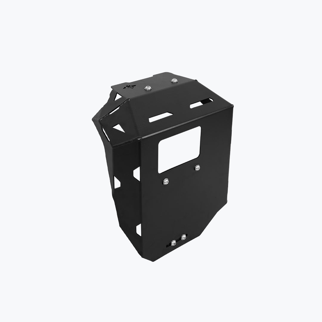 Legundary Vambrace Aluminium Bashplate Black for TVS Apache RTX 300