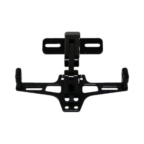 CNC adjustable black tail tidy with LED and number plate holder for motorcycle