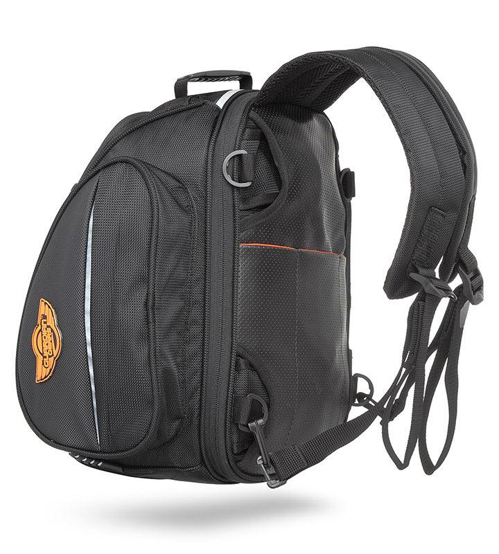 Guardian Gears Jaws 28L magnetic motorcycle tank bag mounted on Royal Enfield