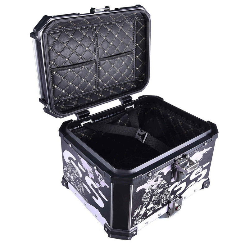 LGP 45L Black GS aluminum motorcycle top box