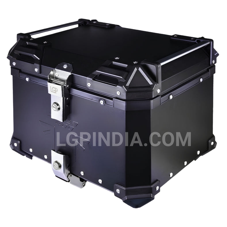 LGP 45L Black Speed 400 aluminum motorcycle top box