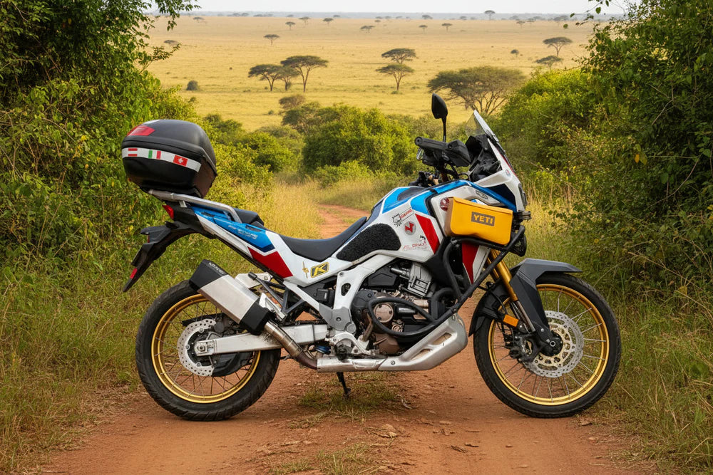 Barrel Storm stainless steel slip-on exhaust for Honda Africa Twin 1100 2020+ motorcycle