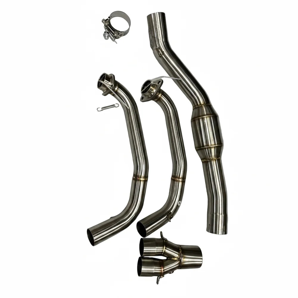 MK Racing stainless steel exhaust header system for Aprilia RS 457