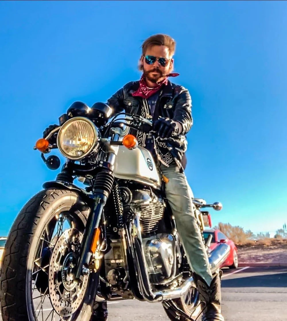 Barrel Atom 2.0 mirror polished stainless steel exhaust for Royal Enfield Interceptor 650 and Continental GT 650