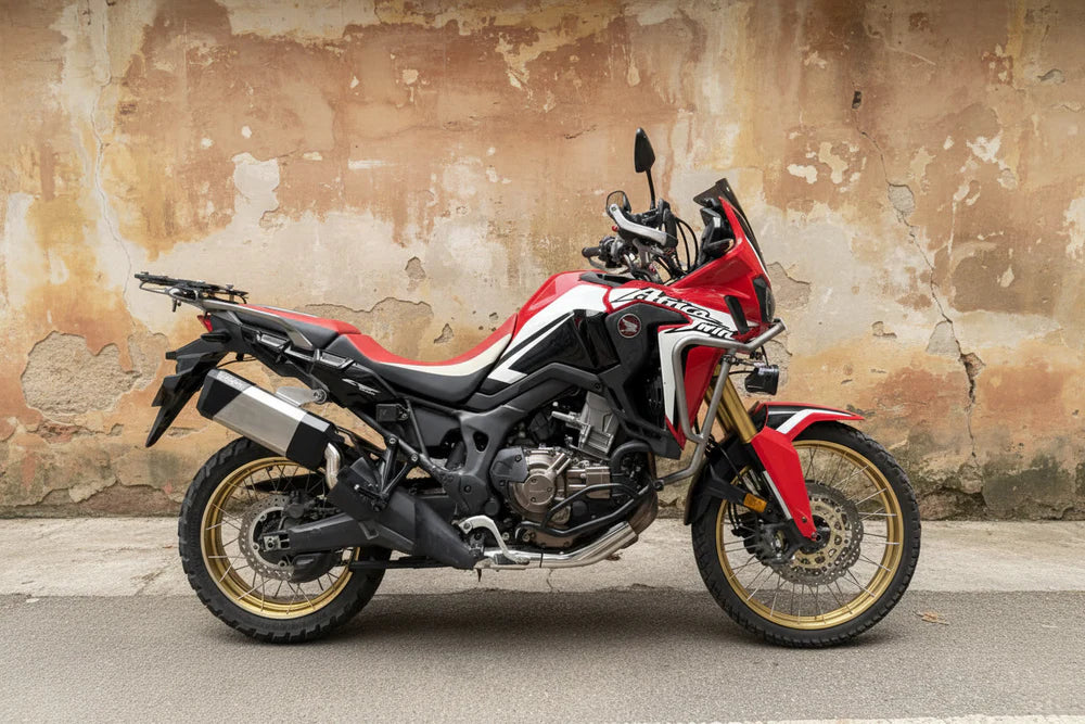 Barrel Storm stainless steel slip-on exhaust for Honda Africa Twin 1000 2018 motorcycle
