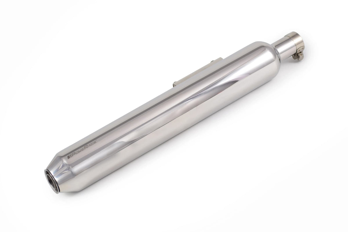 PowerRage Slip On Exhaust Royal Enfield Meteor 350 Polish Finish