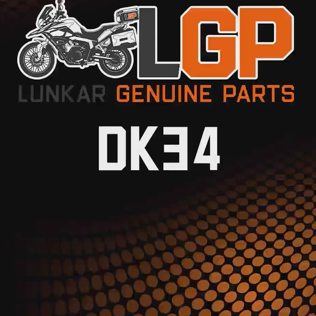 LGP DK34 60W dual beam LED spotlight for bike