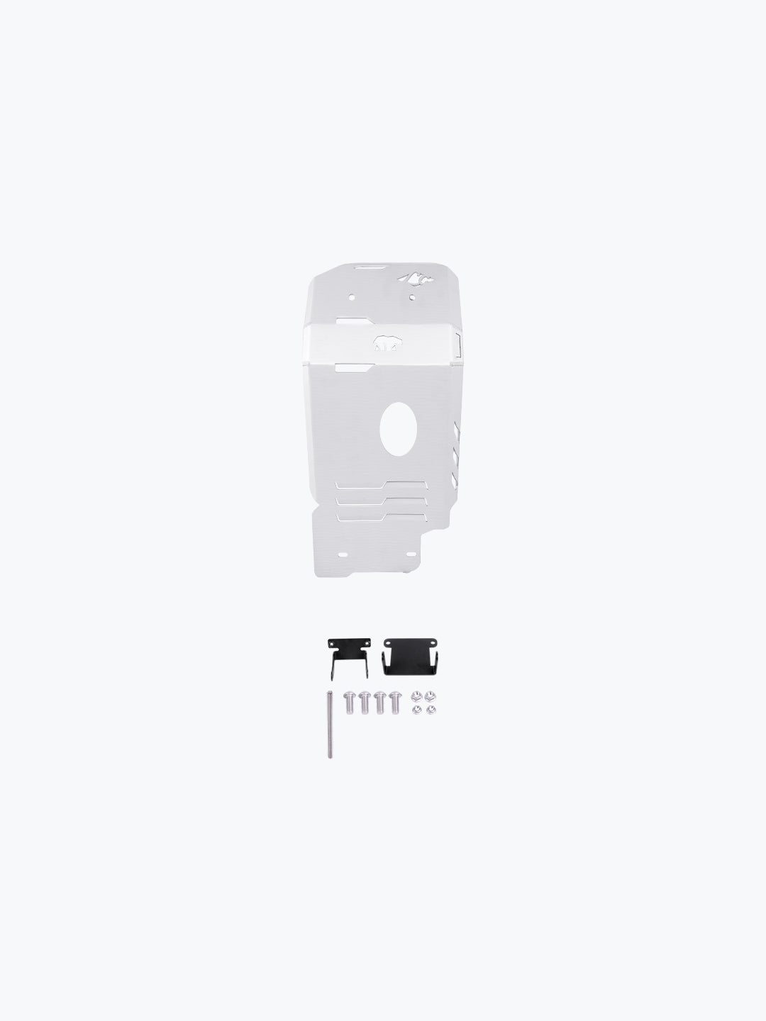Vambrace aluminium bash plate Royal Enfield Bear 650 silver lightweight engine guard