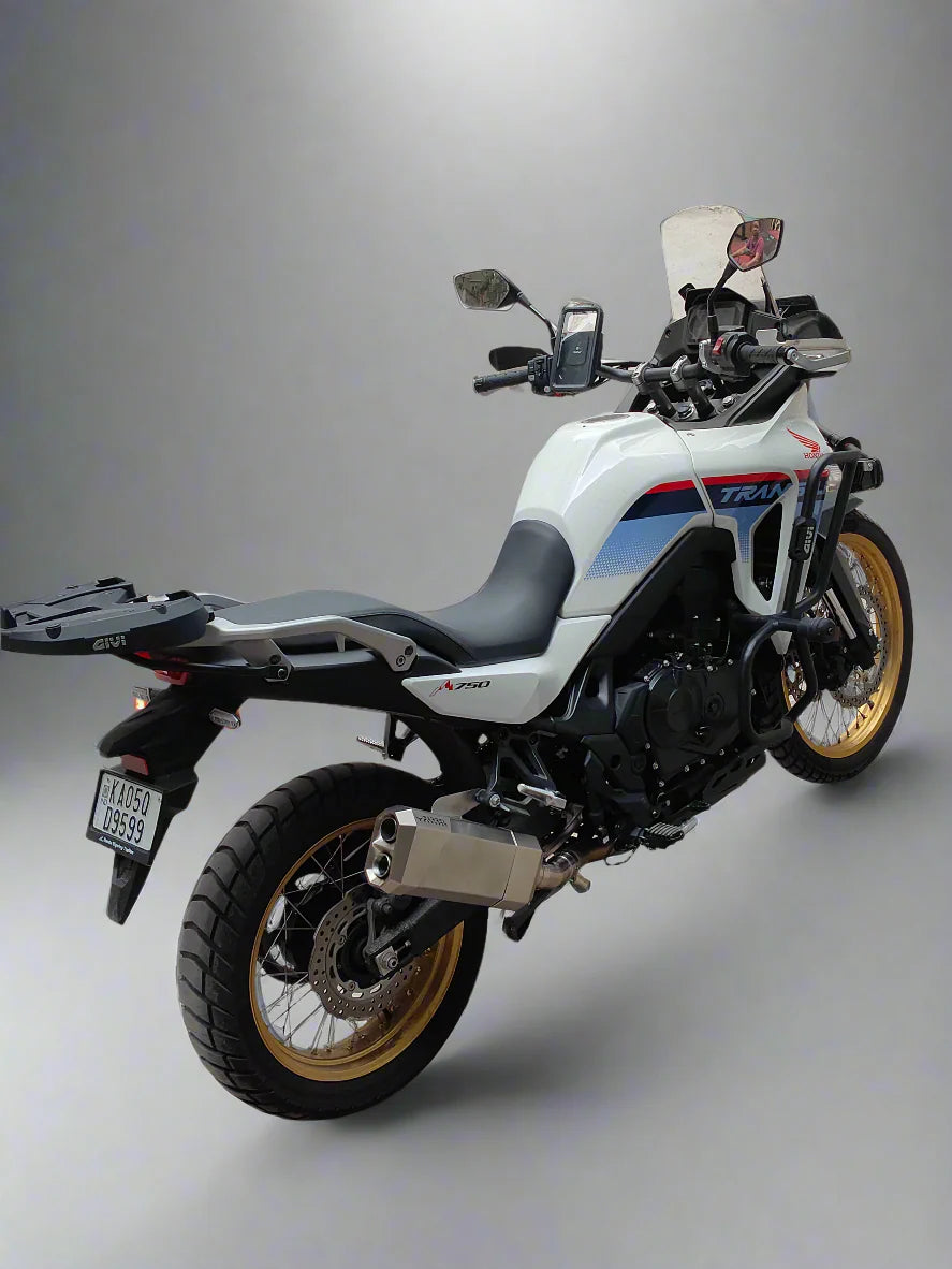 Barrel Storm stainless steel slip-on exhaust for Honda XL750 Transalp motorcycle