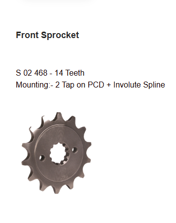 Brass Chain and Sprocket Kit HPORC 331 for Honda CBR250R 14T 38T 108 Links