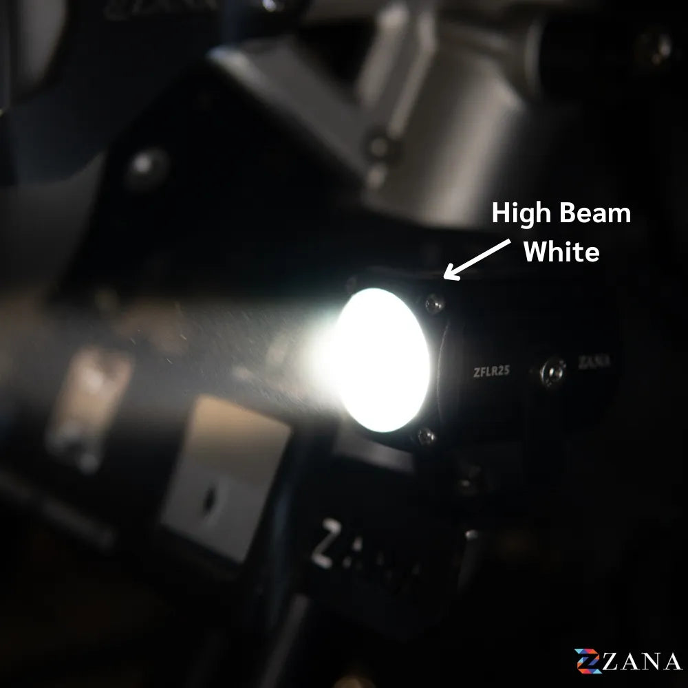 ZANA Fog Light ZFL-R25 Silver Series Universal LED Fog Lights with Covers, CREE LEDs, Wireless Switch and Mounting Kit | Legendary Custom