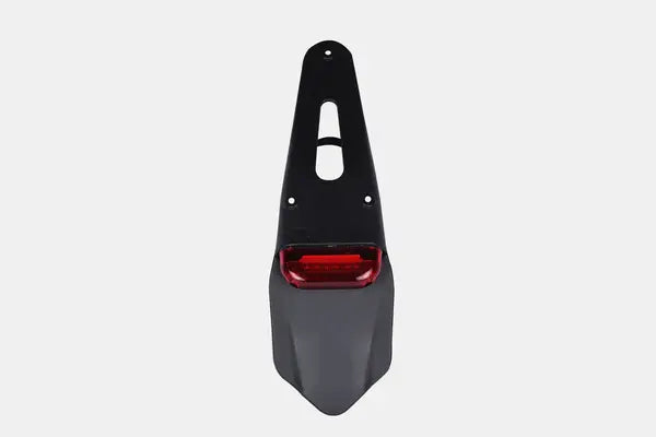 Universal Dirt Bike Tail Light with LED brake light and small number plate holder for off-road motorcycle