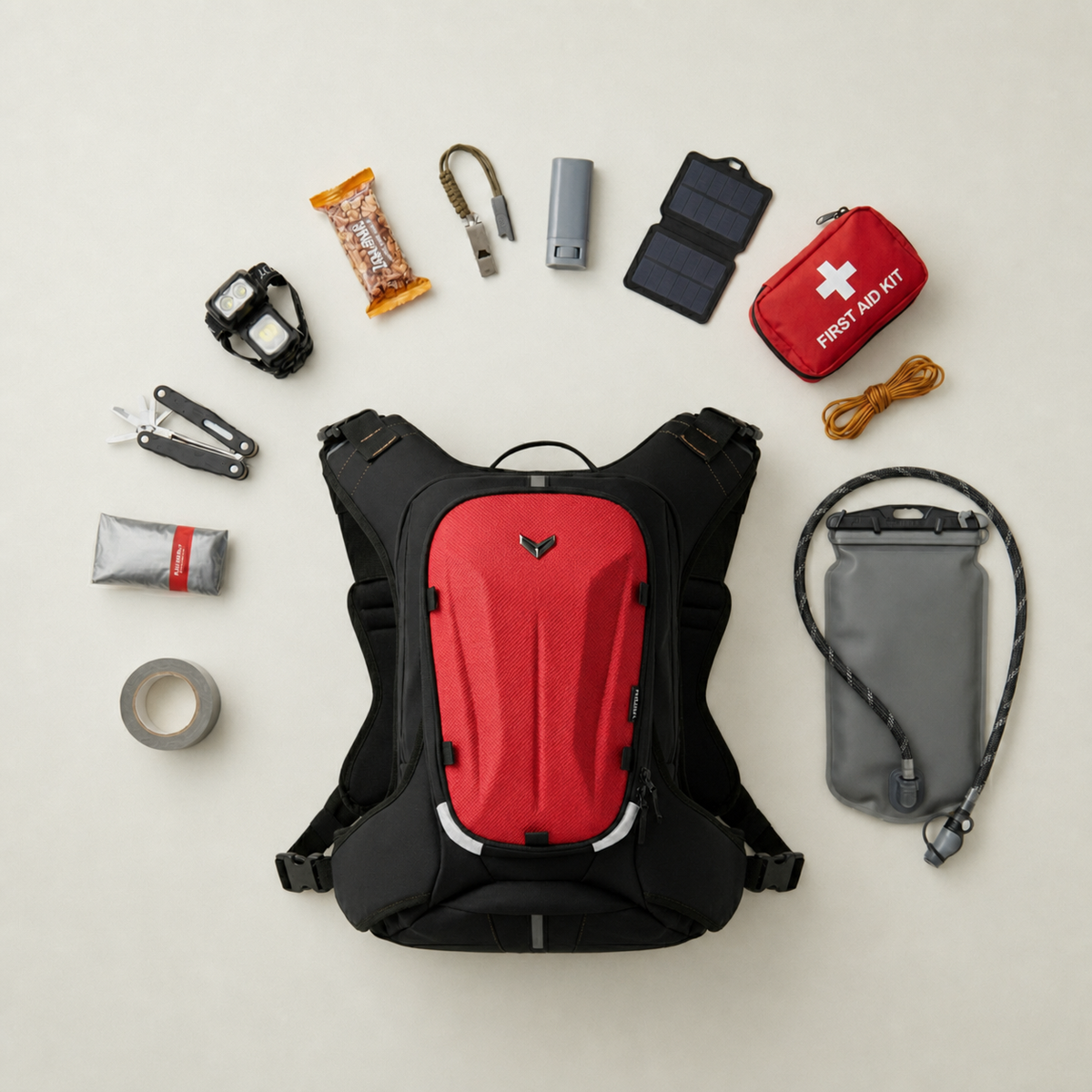 Vantora Prime 25L Backpack with 2L Hydration Bladder – Adventure and Motorcycle Backpack with Hydration System
