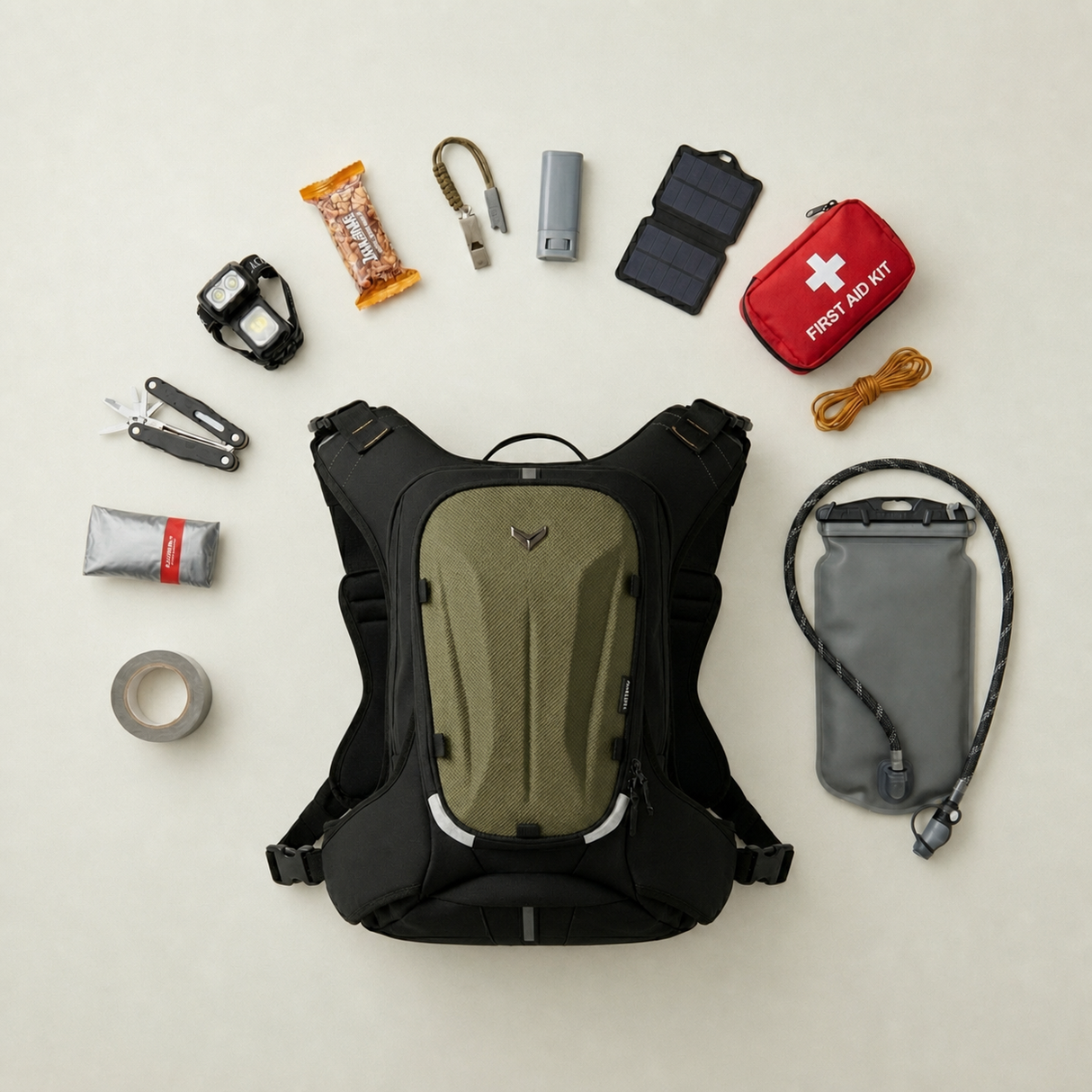 Vantora Prime 25L Backpack with 2L Hydration Bladder – Adventure and Motorcycle Backpack with Hydration System