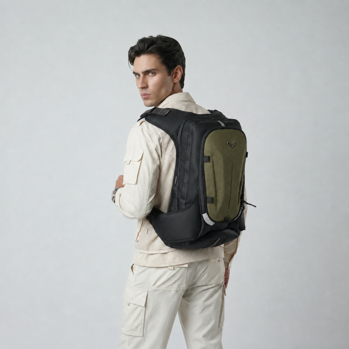 Vantora Prime 25L Backpack with 2L Hydration Bladder – Adventure and Motorcycle Backpack with Hydration System