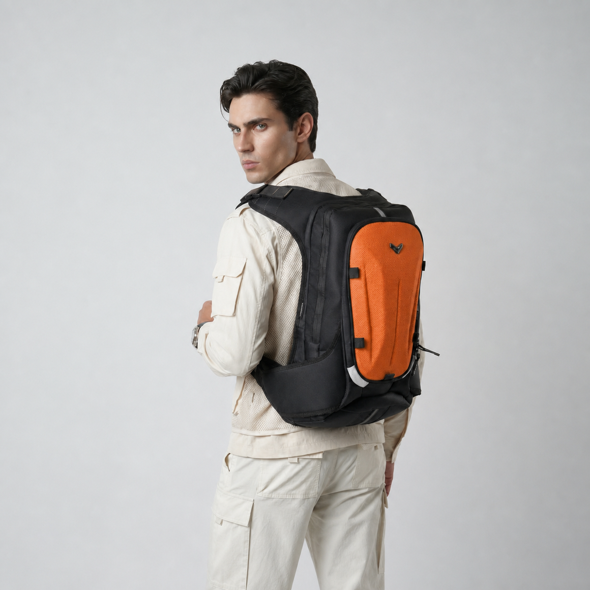 Vantora Prime 25L Backpack with 2L Hydration Bladder – Adventure and Motorcycle Backpack with Hydration System