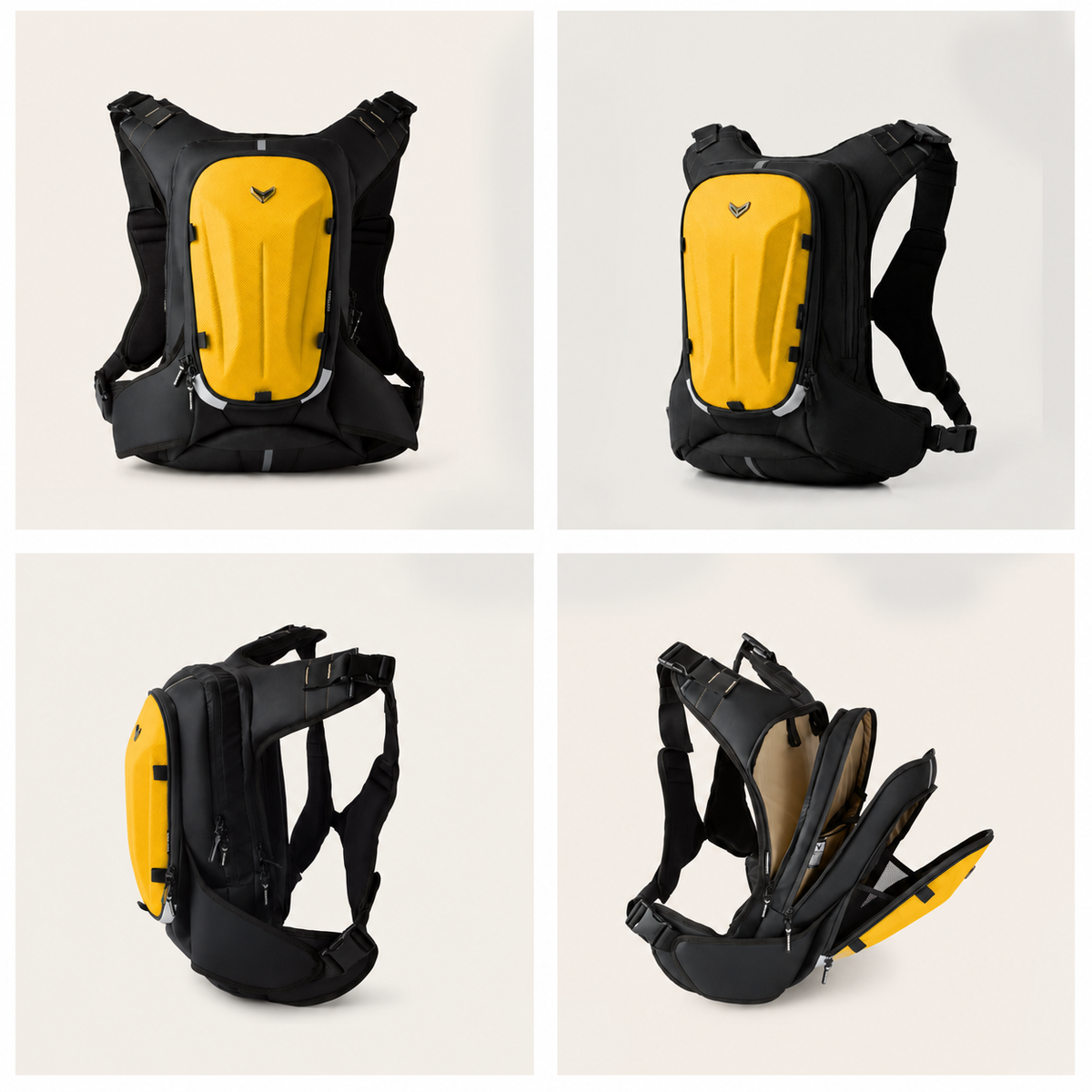 Vantora Prime 25L Backpack with 2L Hydration Bladder – Adventure and Motorcycle Backpack with Hydration System