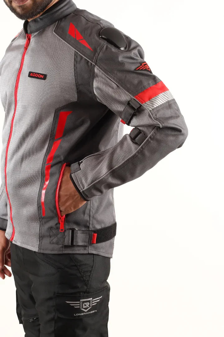 Lone Ranger Addon Pro grey red jacket