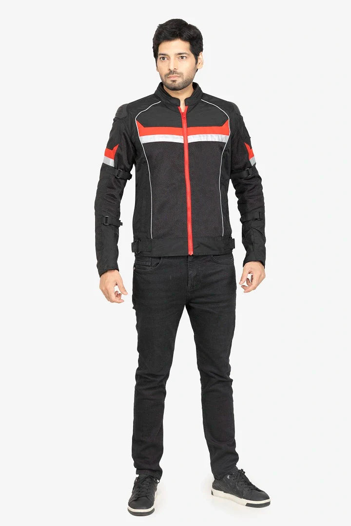 Lone Ranger Advento V2 riding jacket black red