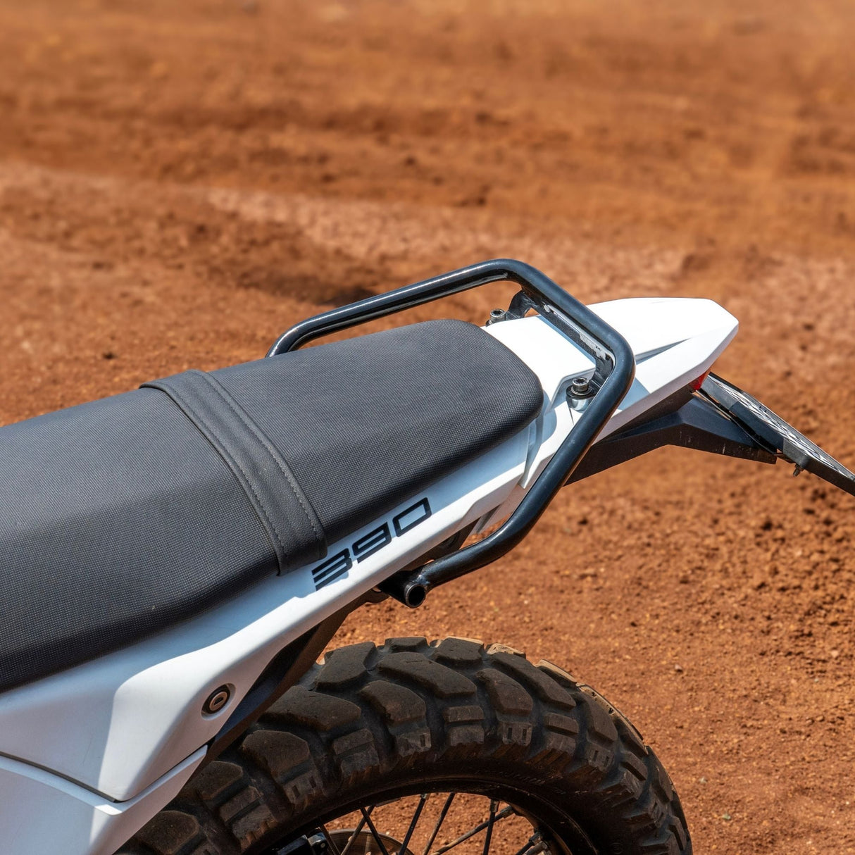 Auto Engina Grab Bar for KTM 390 Enduro R lightweight gloss black rear pillion grab handle accessory