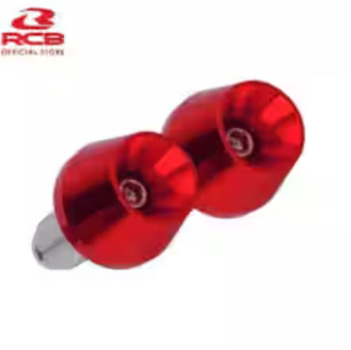 RCB M3 aluminium motorcycle handlebar weight balancers in Gold, Red and Blue