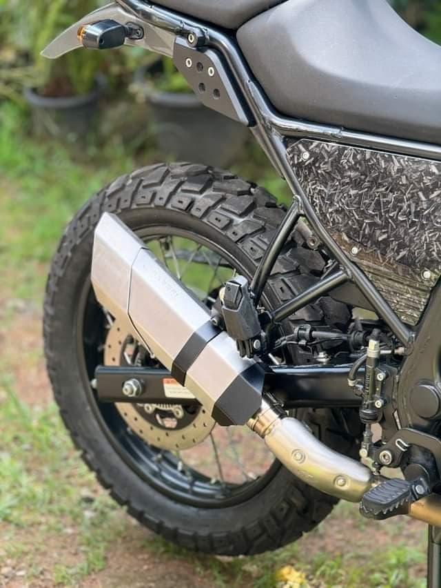 Barrel Rogue 2.0 Slip-On Exhaust for Royal Enfield Himalayan 304 Stainless Steel Performance Exhaust
