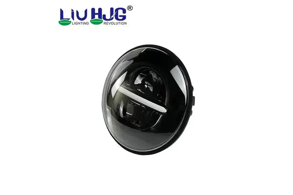 LIU HJG Minus 7 Inch 110W LED Headlight for Royal Enfield Thar Gypsy Harley Davidson