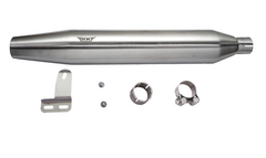 Type II - Cone Barrel - Steel Matt | Moto Wing Performance Type II - Cone Barrel - Steel Matt | Moto Wing Performance