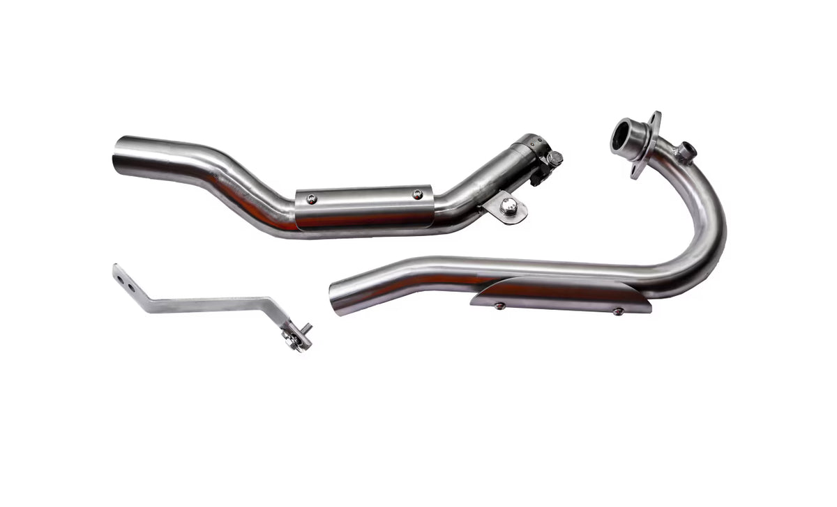 Motowings Thrasher exhaust Hero Xpulse performance SS304 aggressive slip on exhaust BS4 BS6 Rally Pro