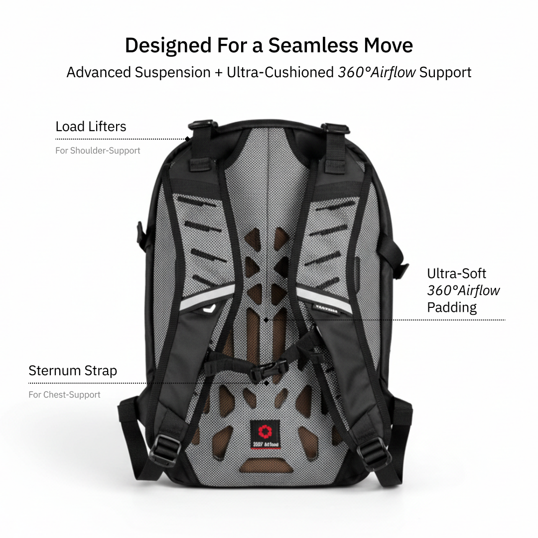 Vantora VOLEN 35L Laptop Backpack for Work, College, Travel & Daily Commute
