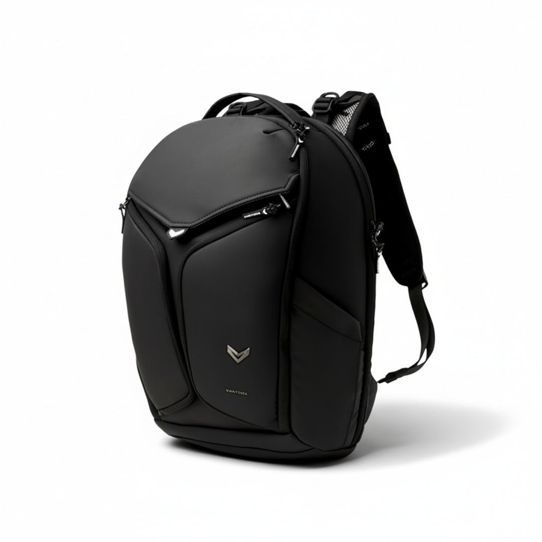 Vantora LYCAN 30L Carbon Black Laptop Backpack for Work, Commute, Travel & Daily Carry