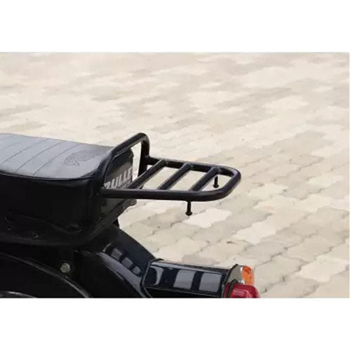 Royal Enfield Rectangle Back Carrier (Black) | TOPRACK
